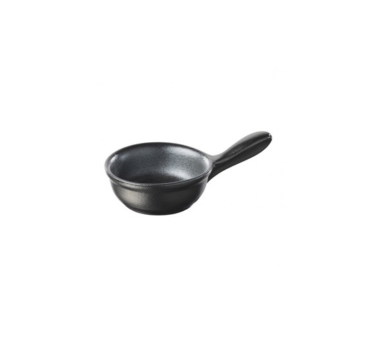 BLACK MINI COCOTTE WITH HANDLE 7CM