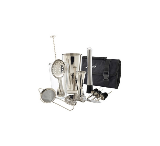 COCKTAIL BAR KIT 12 PZAS INOX