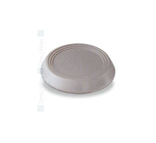 CUBREPLATO HONDO PLASTICO GRIS