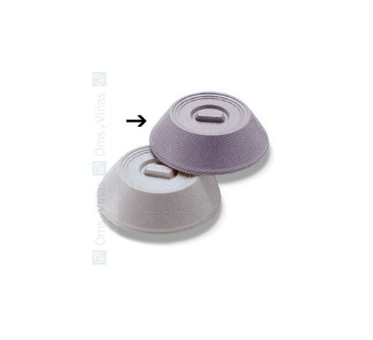 PURPLE PLASTIC PLATE COVER 26 CM