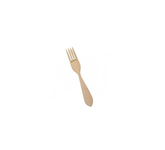 WOODEN TABLE FORK 22 CM