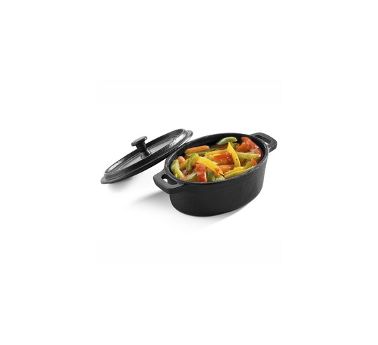 FUNDI MINI OVAL SAUCEPAN W/LID 12,5X9CM