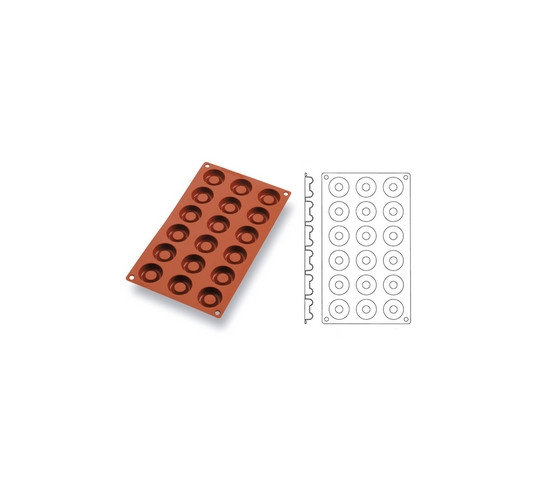 OVIFLEX MOULD MINI SAVARINS 18 PC.