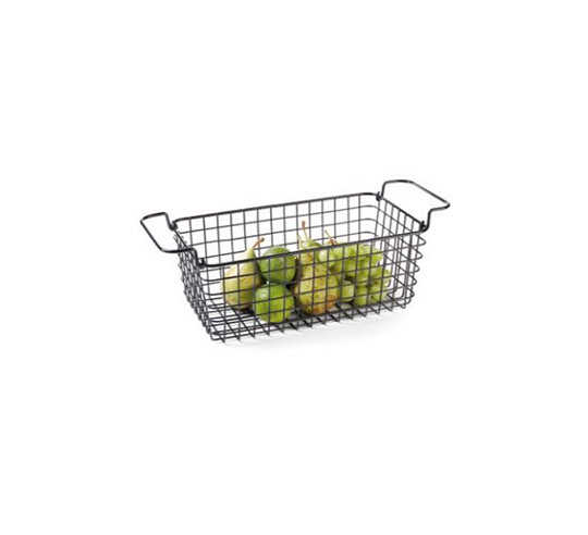 BLACK GN WIRE BASKET 1/3. 16CM