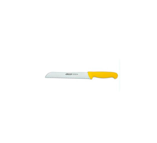 CUCHILLO PAN 20 CM MANGO AMARILLO