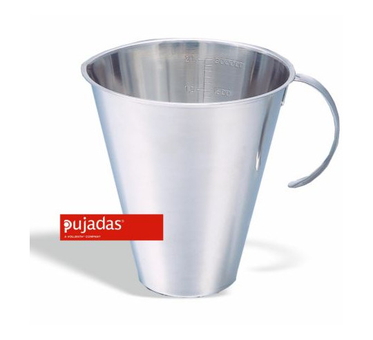 JARRA MEDIDORA INOX DE 2 LT.