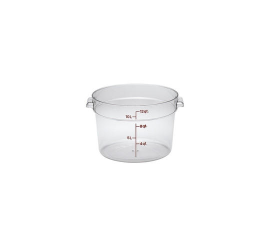 ROUND POLYC. FOOD CONTAINER W/ LID 11.4L