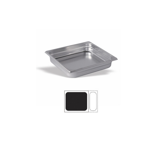 CUBETA GN 2/3 INOX 18/10 h 4 cm 3,1 l