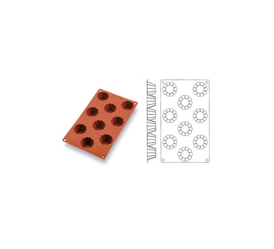 OVIFLEX MOLDE BRIOCHETTES 5 cm