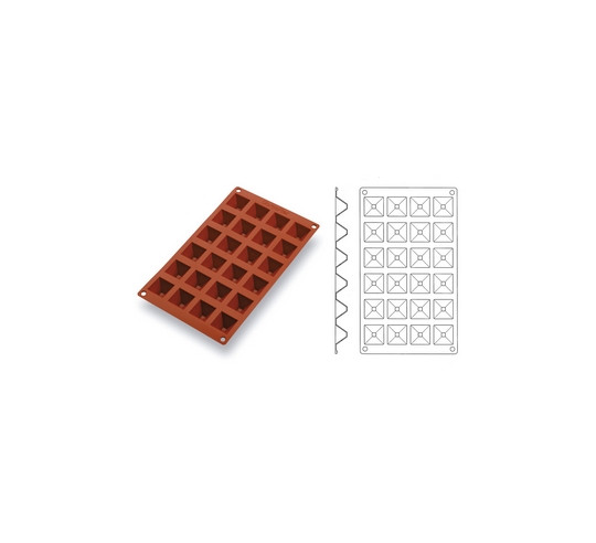 OVIFLEX MOULD MINI PYRAMIDS 24 PC.