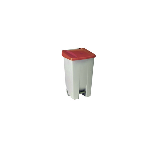 CUBO BASURA SELECTIVO ROJO 80 l