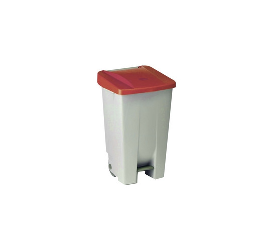 CUBO BASURA SELECTIVO ROJO 120 l