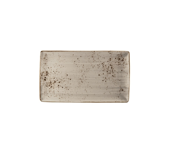 RUSTIC FUENTE RECT DOVE GRIS 34X19 cm