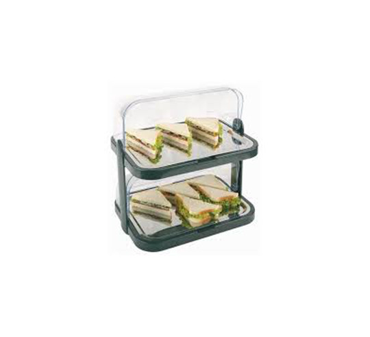 VITRINA DE BUFFET 2 PISOS 44x32 cm