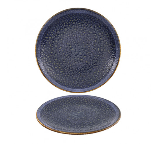 MOON BLUE 28 CM FLAT PLATE