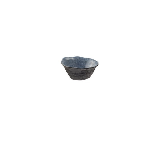 OYSTER GRAIN BLUE/BLACK BOWL 17