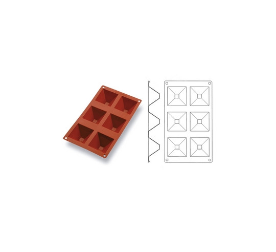 OVIFLEX MOULD PYRAMIDS 6 PC.