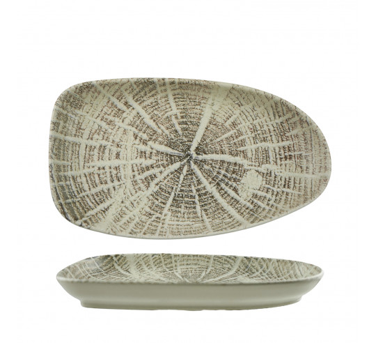 FOREST BLANCO PLATO ORGANIC 26X15 cm