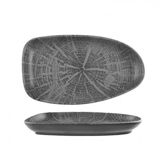 FOREST GRIS PLATO ORGANIC 26X15 cm