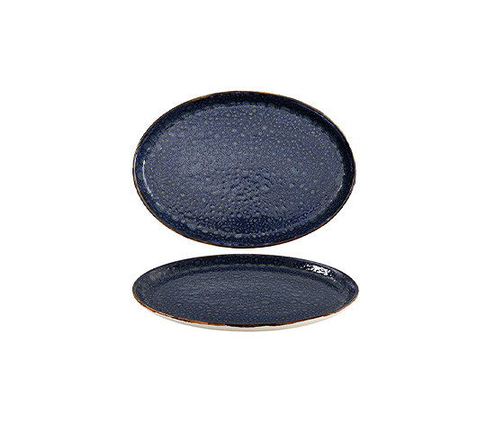 MOON BLUE 33 CM OVAL DISH