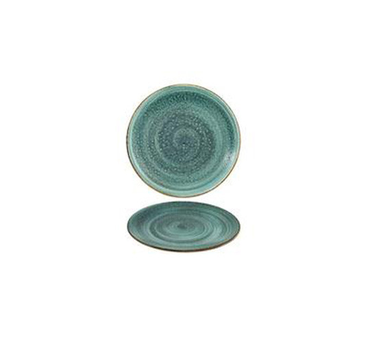 MOON TURQUOISE 25 CM FLAT PLATE