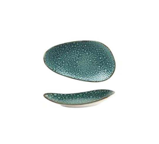 MOON TURQUOISE  OVAL PLATE 26