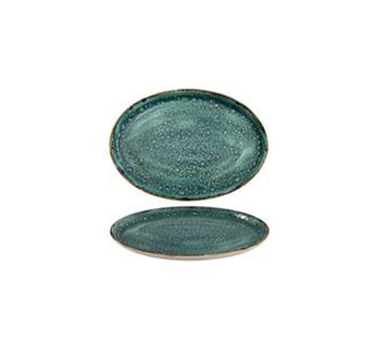 MOON TURQUOISE 23 CM OVAL DISH