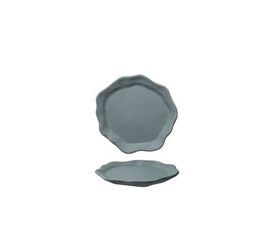 OYSTER AZUL  PLATO LLANO 21 cm