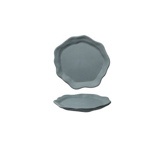 OYSTER AZUL  PLATO LLANO 27 cm