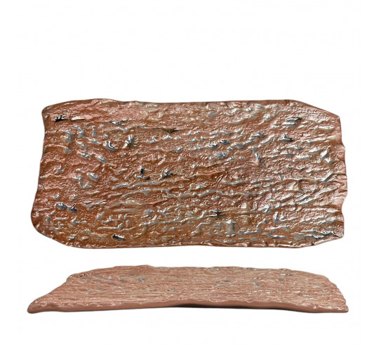 PATACON BROWN STONEWARE DISH 30x14 cm