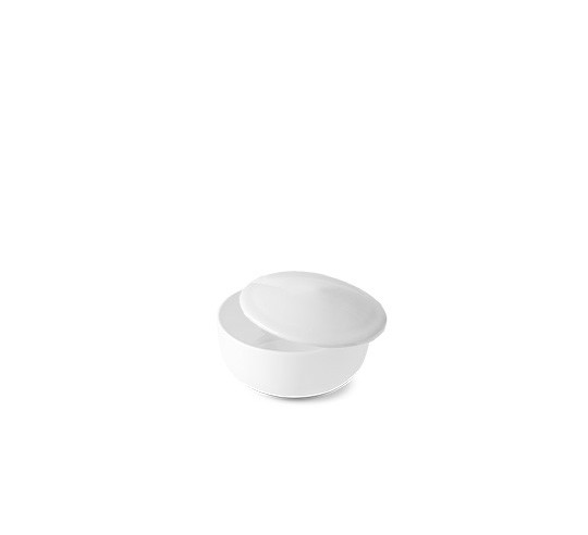 TIME WH. SUGAR BOWL W/ LID