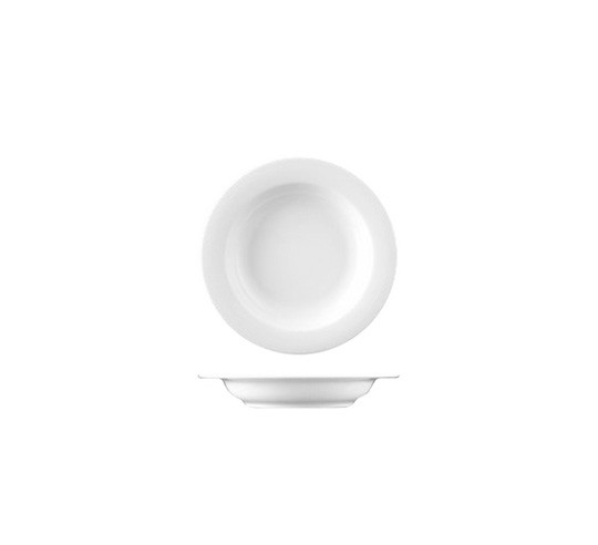TIME WH. SOUP PLATE 22