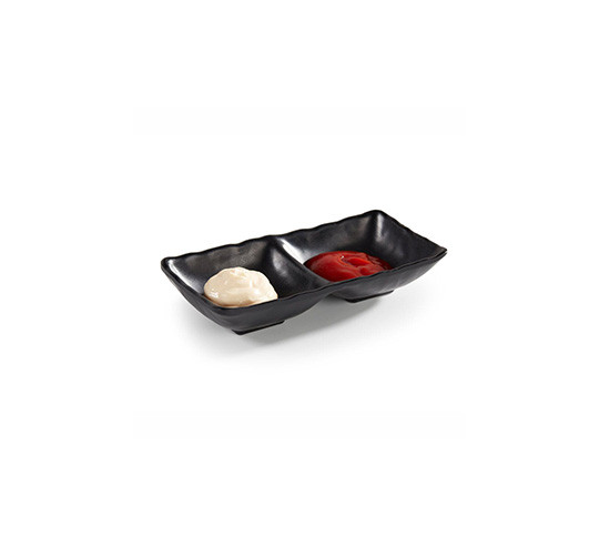 MINI BLACK BANDEJA SNACK/SALSA 2 COMP