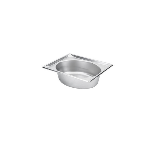 CUBETA INOX OVAL GN 1/2-100