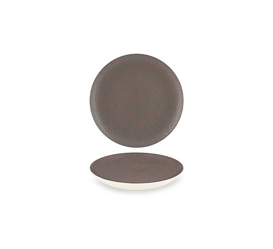 PEARLS METALLIC COPPER PLATO HONDO 29 cm