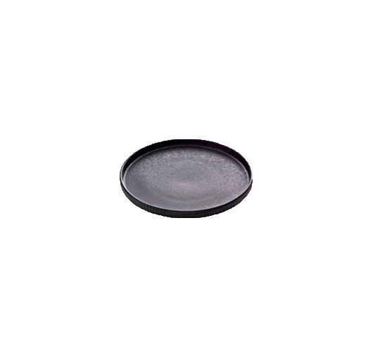 NARA NEGRO RELIEF PLATO LLANO 21 cm