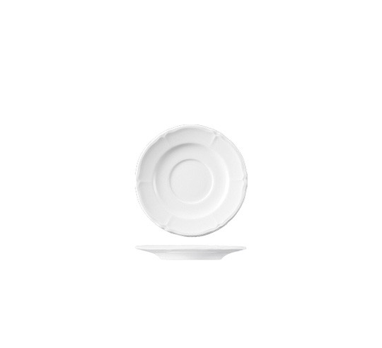 BARROCO WH. TEA SAUCER 15