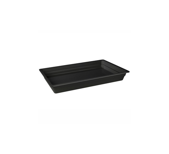 CUBETA MELAMINA NEGRA GN 1/1-040