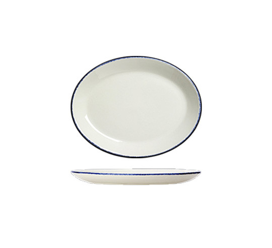 DAPPLE-BLUE FUENTE OVAL 34 cm