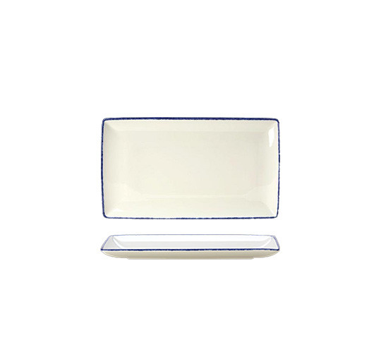DAPPLE-BLUE FUENTE RECTANGULAR 33x19 cm