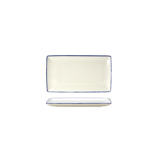 DAPPLE-BLUE FUENTE RECTANGULAR 27x17 cm