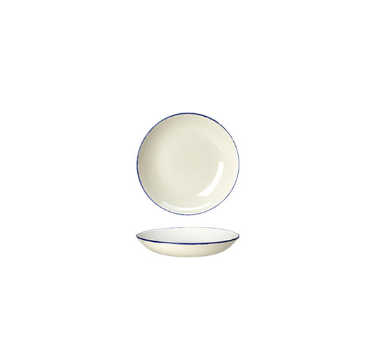 DAPPLE-BLUE PLATO HONDO COUPE 13 cm