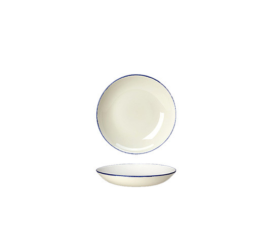 DAPPLE-BLUE PLATO HONDO COUPE 21,5 cm