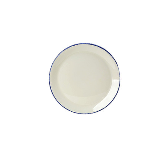 DAPPLE-BLUE PLATO LLANO COUPE 28 cm