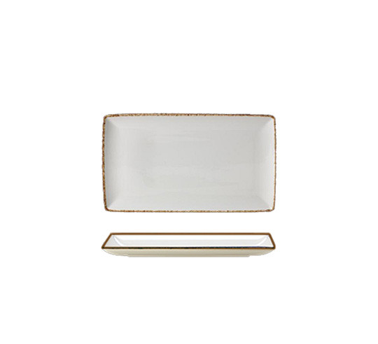 DAPPLE-BROWN FUENTE RECTANGULAR 27x16 cm