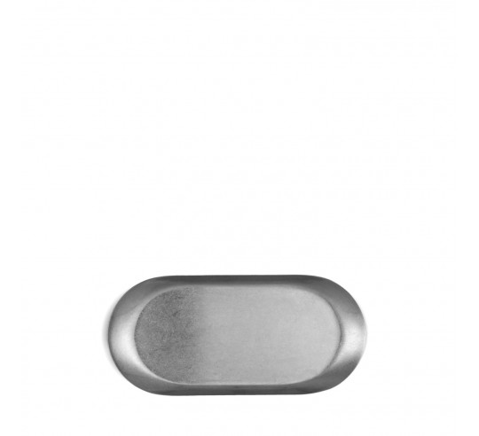 VINTAGE PLATA FUENTE OVAL 18x8 cm
