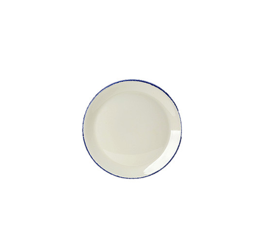 DAPPLE-BLUE PLATO LLANO COUPE 23 cm