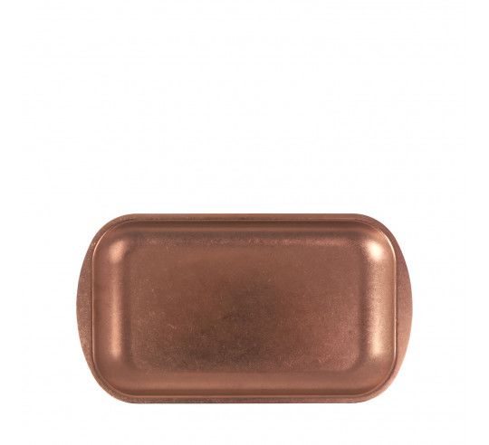 VINTAGE COBRE FUENTE RECTANGULAR 27X15cm