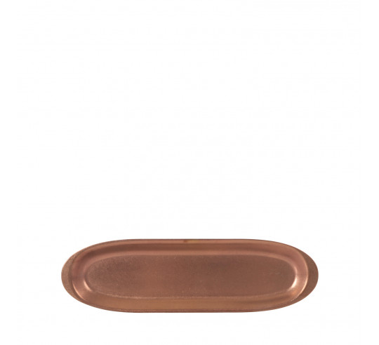 VINTAGE COBRE FUENTE OVAL 27X8 cm