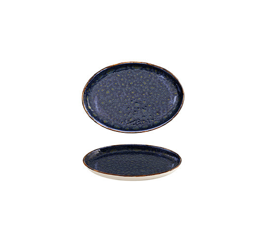 MOON BLUE FUENTE OVAL 23X17 cm